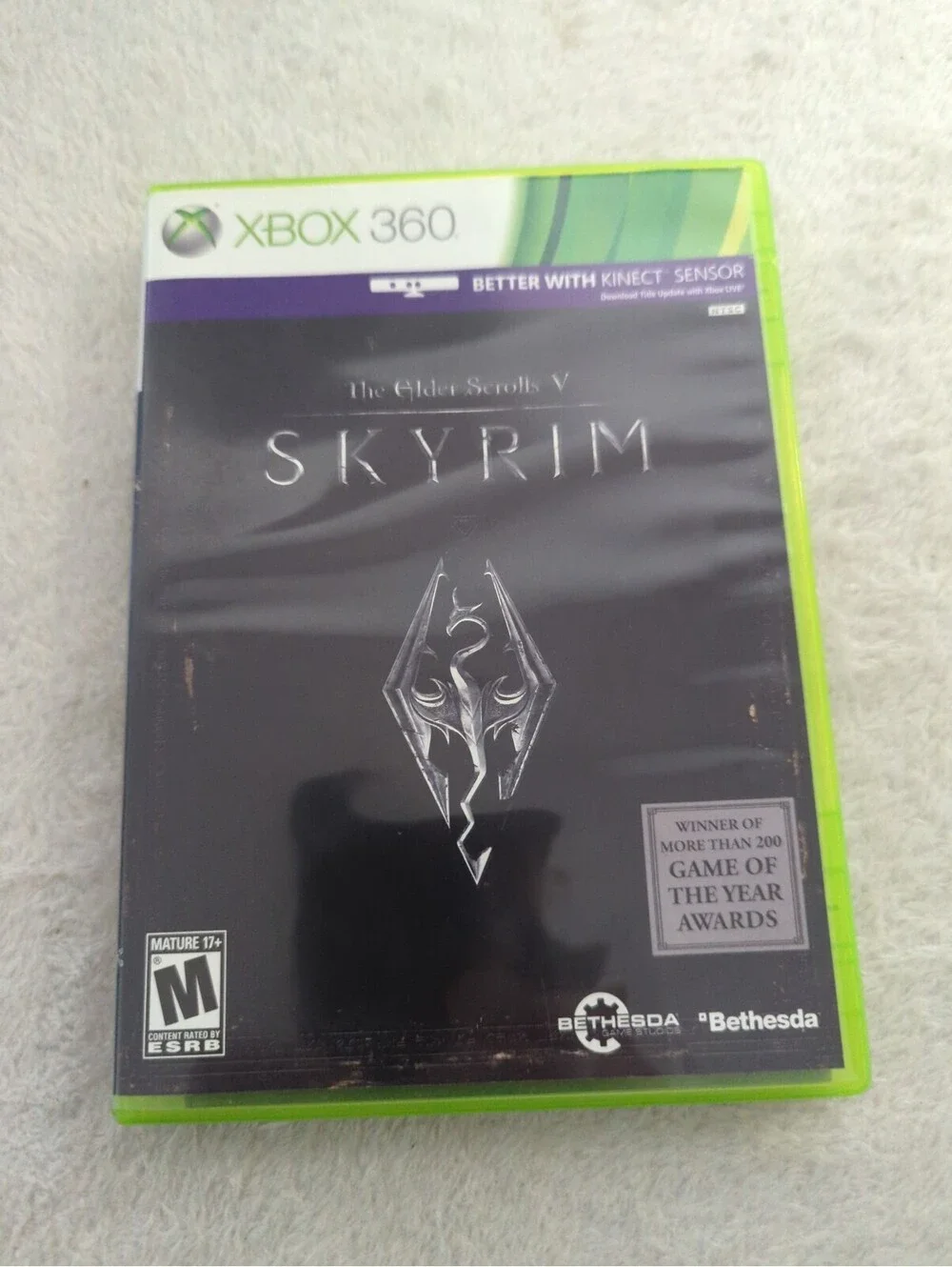 The Elder Scrolls V: Skyrim Xbox 360 Game - Map included - Tested and Working